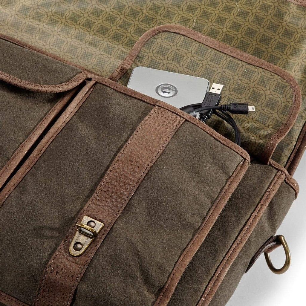 Waxed Canvas Personalized Flight Travel Bag Choose Color