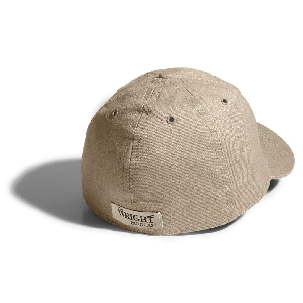Wright brothers flight cap cotton Fitted Khaki twill