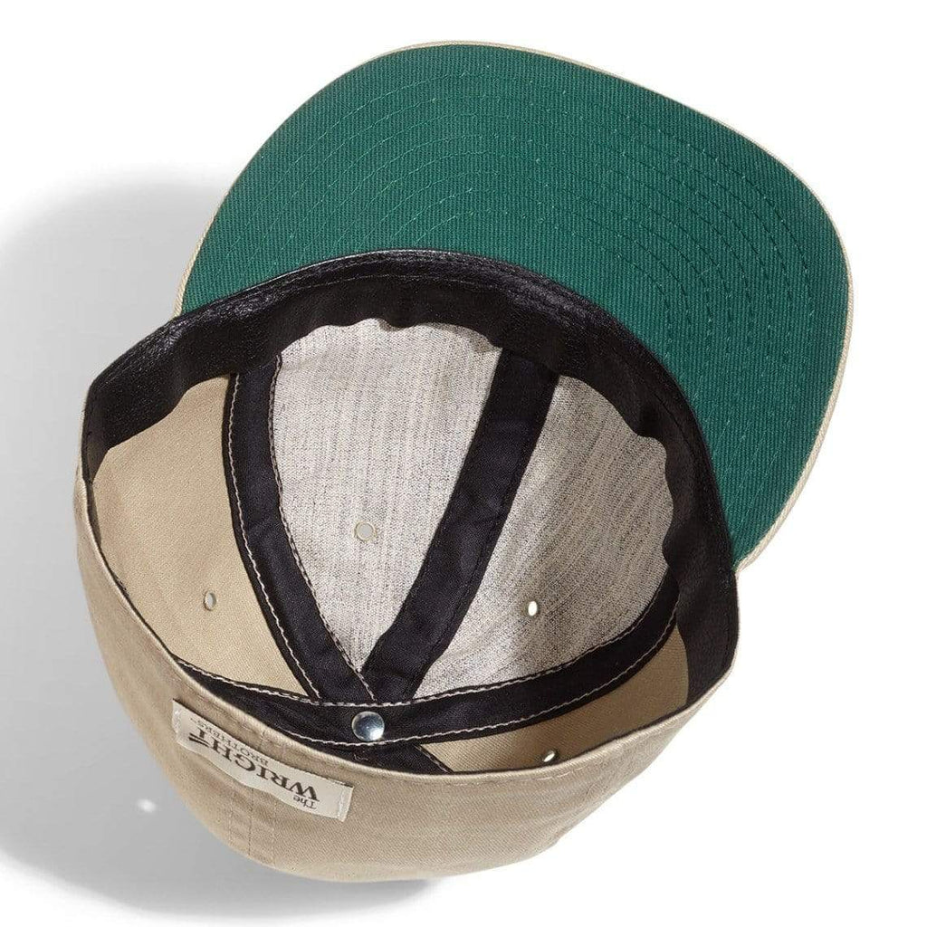 Fitted twill Wright Khaki cotton flight brothers cap